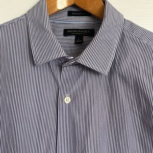 100% Supima cotton Banana Republic dress shirt.
